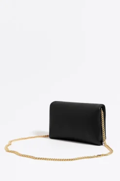 Outlet BIMBA Y LOLA Bolso Solapa Mini Piel Napa Negro