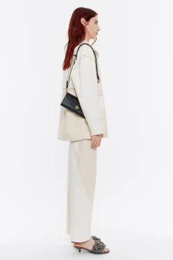 Store BIMBA Y LOLA Bolso Solapa Mini Piel Negro