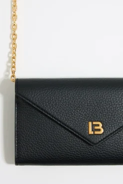 Online BIMBA Y LOLA Bolso Solapa Mini Piel Negro