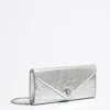 Cheap BIMBA Y LOLA Bolso Solapa Mini Piel Plata