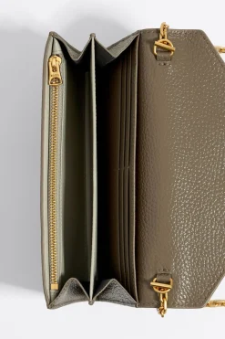 New BIMBA Y LOLA Bolso Solapa Mini Piel Topo