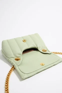 Cheap BIMBA Y LOLA Bolso Solapa Pequeno Napa Verde Claro