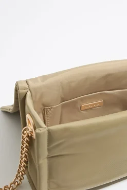 Best BIMBA Y LOLA Bolso Solapa Pequeno Nylon Caqui Claro