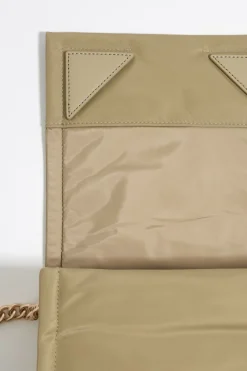 Best BIMBA Y LOLA Bolso Solapa Pequeno Nylon Caqui Claro