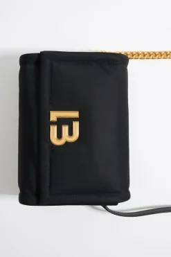 Best Sale BIMBA Y LOLA Bolso Solapa Pequeno Nylon Negro