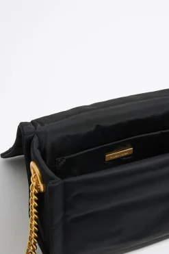 Best Sale BIMBA Y LOLA Bolso Solapa Pequeno Nylon Negro