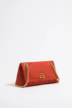 Store BIMBA Y LOLA Bolso Solapa Pequeno Nylon Coral