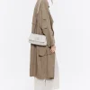 Flash Sale BIMBA Y LOLA Bolso Solapa Pequeno Piel Napa Blanco Roto