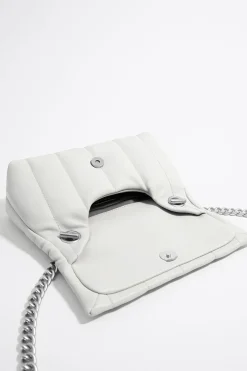 Flash Sale BIMBA Y LOLA Bolso Solapa Pequeno Piel Napa Blanco Roto