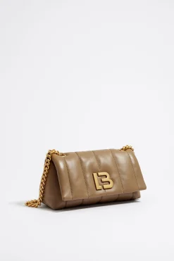 Flash Sale BIMBA Y LOLA Bolso Solapa Pequeno Piel Napa Topo Oscuro