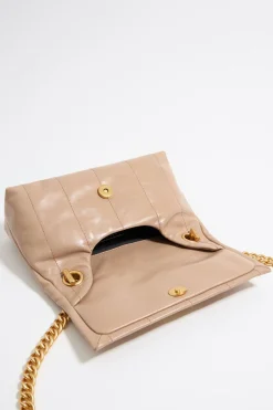 Outlet BIMBA Y LOLA Bolso Solapa Pequeno Piel Camel