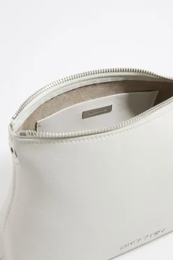 Online BIMBA Y LOLA Bolso Trapecio Mediano Piel Blanco Roto