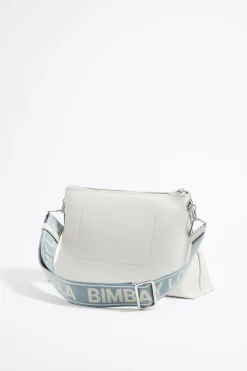 Online BIMBA Y LOLA Bolso Trapecio Mediano Piel Blanco Roto