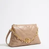 Shop BIMBA Y LOLA Bolso Trapecio Mediano Piel Camel