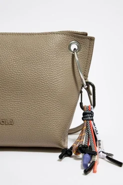 Discount BIMBA Y LOLA Bolso Trapecio Mediano Piel Topo