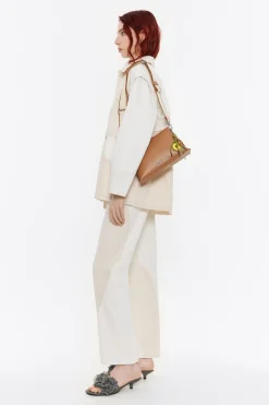 Store BIMBA Y LOLA Bolso Trapecio Pequeno Piel Miel