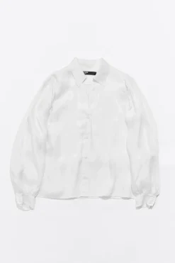 Cheap BIMBA Y LOLA Camisa Fluida Marfil