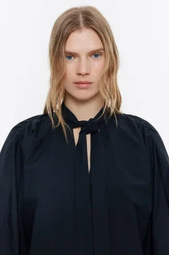 Clearance BIMBA Y LOLA Camisa Lazo Algodon Negra