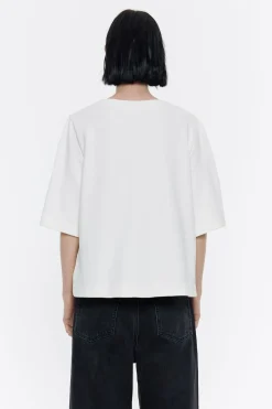 Best BIMBA Y LOLA Camiseta Boxy Marfil