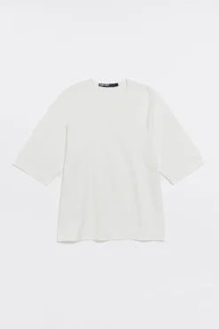 Sale BIMBA Y LOLA Camiseta Capa Punto Roma Marfil