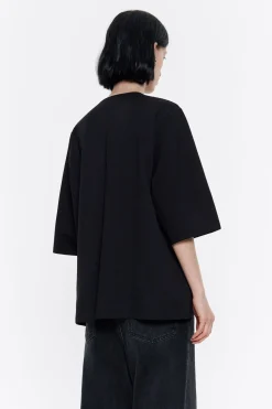 Flash Sale BIMBA Y LOLA Camiseta Capa Punto Roma Negra