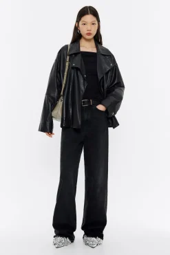 Discount BIMBA Y LOLA Camiseta Hombros Descubiertos Negra