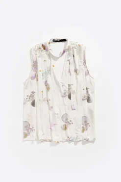 Sale BIMBA Y LOLA Camiseta Linea A Waves Marfil