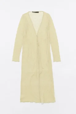 Clearance BIMBA Y LOLA Cardigan Largo Maxi Punto Lima