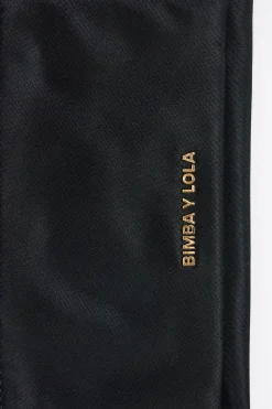 Clearance BIMBA Y LOLA Cartera Doble Nylon Negra