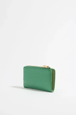 Shop BIMBA Y LOLA Cartera Grabado Cocodrilo Verde