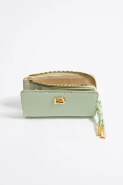 Store BIMBA Y LOLA Cartera Piel Verde Pastel