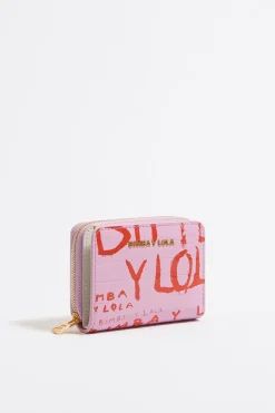 Cheap BIMBA Y LOLA Cartera Solapa Grabado Cocodrilo Rosa