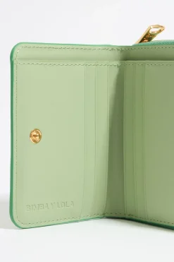 Flash Sale BIMBA Y LOLA Cartera Solapa Grabado Cocodrilo Verde