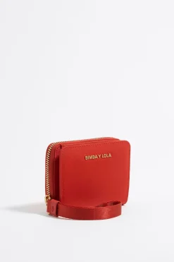 Online BIMBA Y LOLA Cartera Solapa Nylon Coral