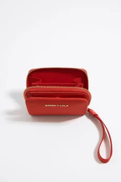 Online BIMBA Y LOLA Cartera Solapa Nylon Coral
