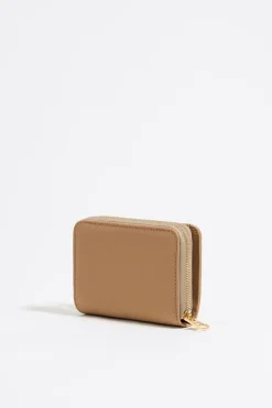 Shop BIMBA Y LOLA Cartera Solapa Nylon Tostada