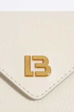 Best Sale BIMBA Y LOLA Cartera Solapa Piel Blanco Roto