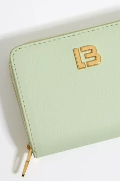 Clearance BIMBA Y LOLA Cartera Solapa Piel Verde Pastel