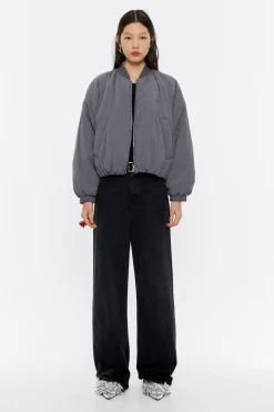 Fashion BIMBA Y LOLA Cazadora Acolchada Reversible Gris