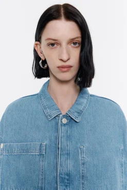 Best BIMBA Y LOLA Cazadora Denim Recta Azul