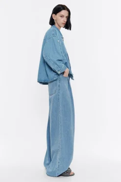 Online BIMBA Y LOLA Cazadora Denim Recta Azul