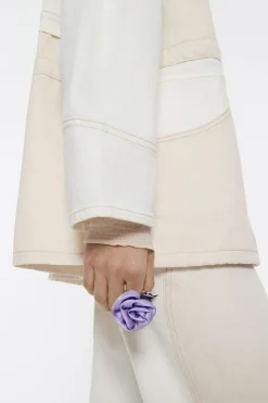 New BIMBA Y LOLA Cazadora Denim Recta Cruda