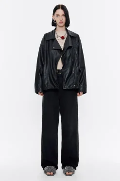 Store BIMBA Y LOLA Cazadora Piel Negra