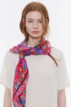 Sale BIMBA Y LOLA Chal Flores Acuarela Sandia