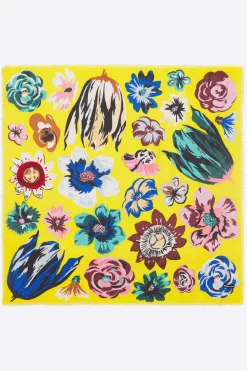 Sale BIMBA Y LOLA Chal Flores Xl Amarillo