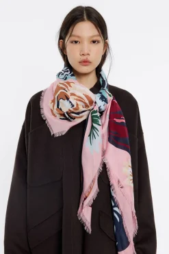 Store BIMBA Y LOLA Chal Flores Xl Rosa