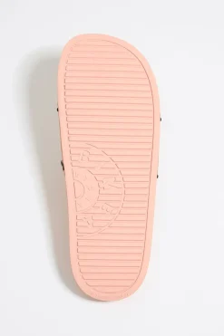 Online BIMBA Y LOLA Chancla Pala Logo Rosa