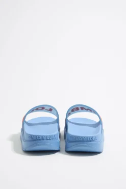 Best BIMBA Y LOLA Chancla Plataforma Azul