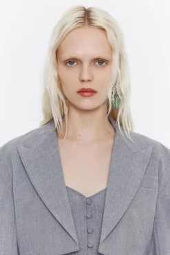 Cheap BIMBA Y LOLA Chaqueta Sastre Corta Gris