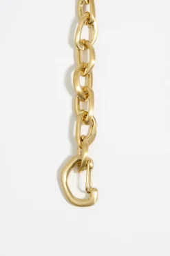 New BIMBA Y LOLA Collar Cadena Y Piedra Turquesa